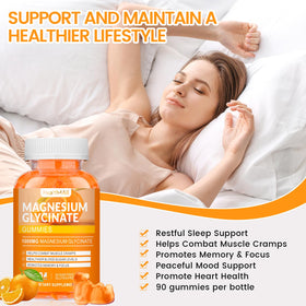 Gummies Magnésium Glycinate 1000mg Health4All texture moelleuse