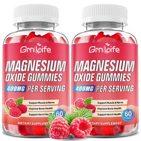 Gummies Magnésium Oxyde GrnLife 400mg modèle avant avec emballage