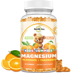Gummies magnésium ReviNutra 60 gummies orange devant