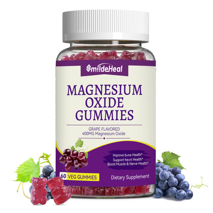 Gummies Magnésium SmildeHeal 400mg, vue avant du produit