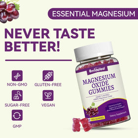 Gummies Magnésium SmildeHeal, portion de deux gummies