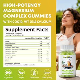 Gummies magnésium Wellcatcher montrant la texture
