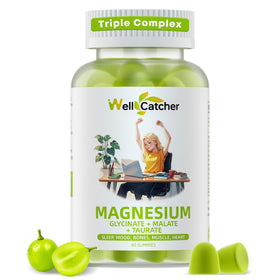 Gummies Magnésium Wellcatcher vue de face dans l'emballage