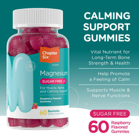 Gummies magnésium Zahler sur un fond neutre
