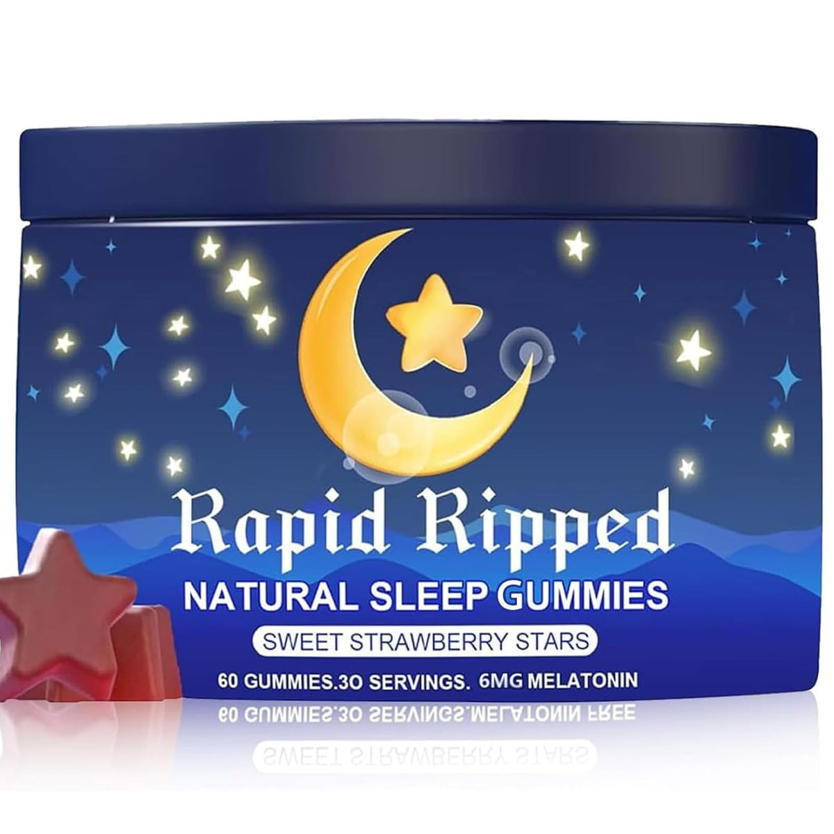 Gummies MAPUG pour le sommeil, saveur fruitée, emballage avant