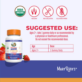 Gummies MARYRUTH'S à la fraise, format à mâcher