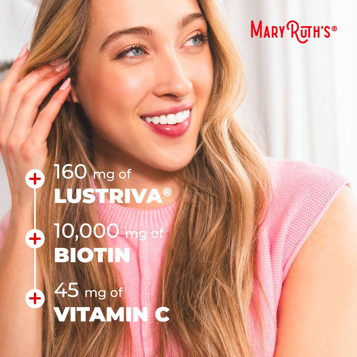 Gummies MARYRUTH'S Multivitamines Croissance Cheveux ouvertes