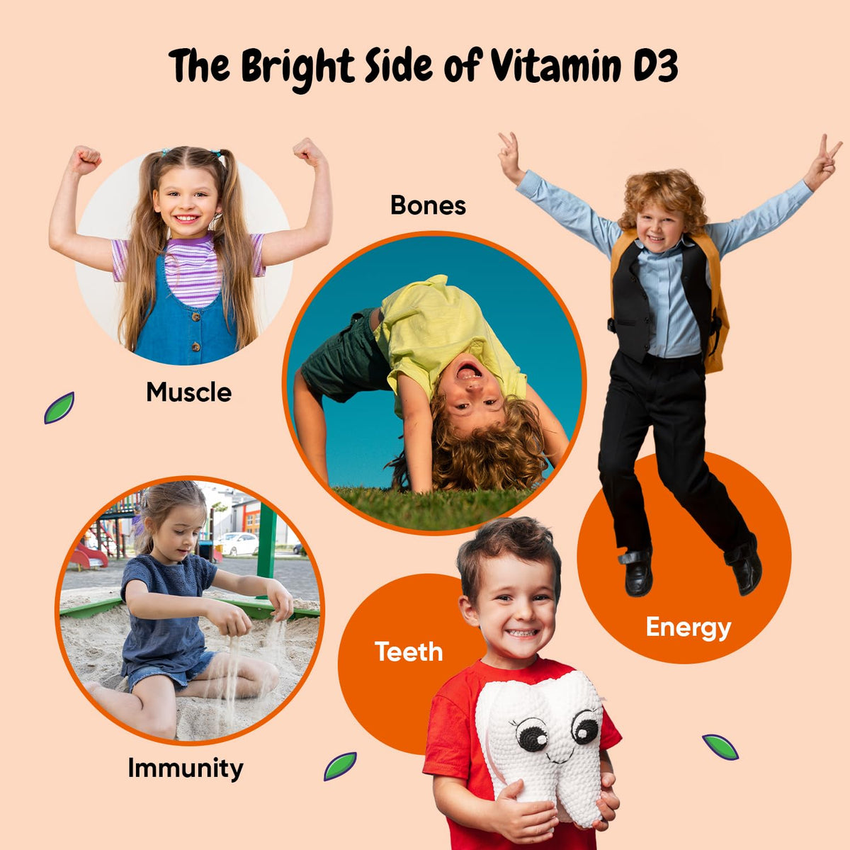 Gummies maxmedix Vitamine D3 1000 IU avec étiquette et dosage