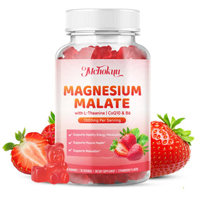 Gummies Mchokuu de magnésium malate avec d'autres compléments alimentaires