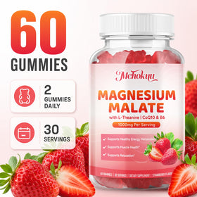 Gummies Mchokuu de magnésium malate, vue de côté