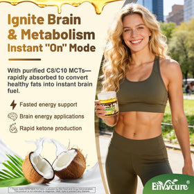 Gummies MCT Oil Bio EnvyCure sur une table