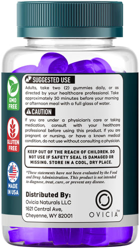 Gummies Médicales OVICIA en utilisation quotidienne