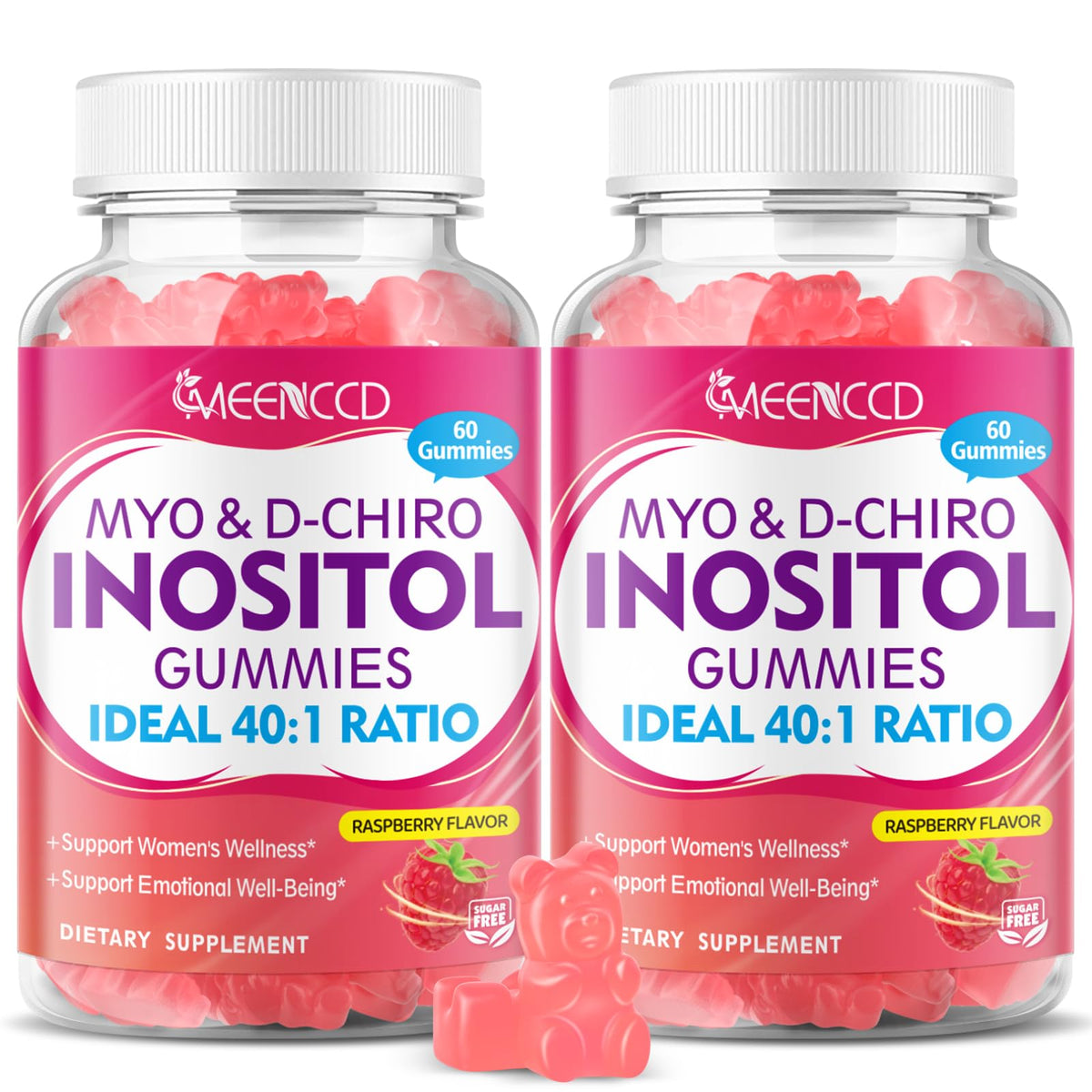 Gummies MEENCCD, présentation des gummies dans la main
