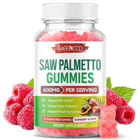 Gummies MEENCCD Saw Palmetto 60 unités en vue de face