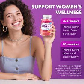 Gummies MEENCCD sur une table, présentation lifestyle