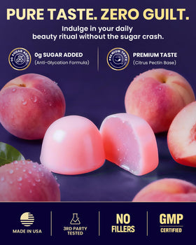 Gummies MEGNETA sur une table en bois