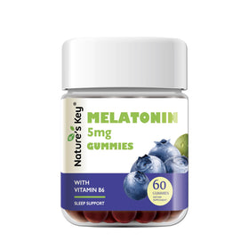 Gummies Melatonin 5mg Nature's Key bouteille vue avant