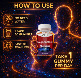 Gummies mémoire VAITE présentation sur table
