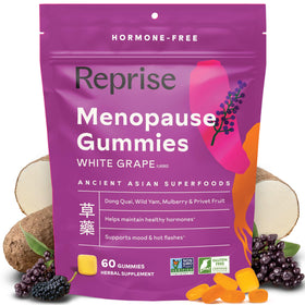 Gummies Ménopause Reprise 60 gummies saveur raisin blanc vue de face