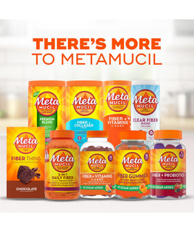 Gummies Metamucil avec un verre d'eau