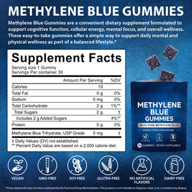 Gummies Methylene Blue Alstaky 5mg, en pleine nature