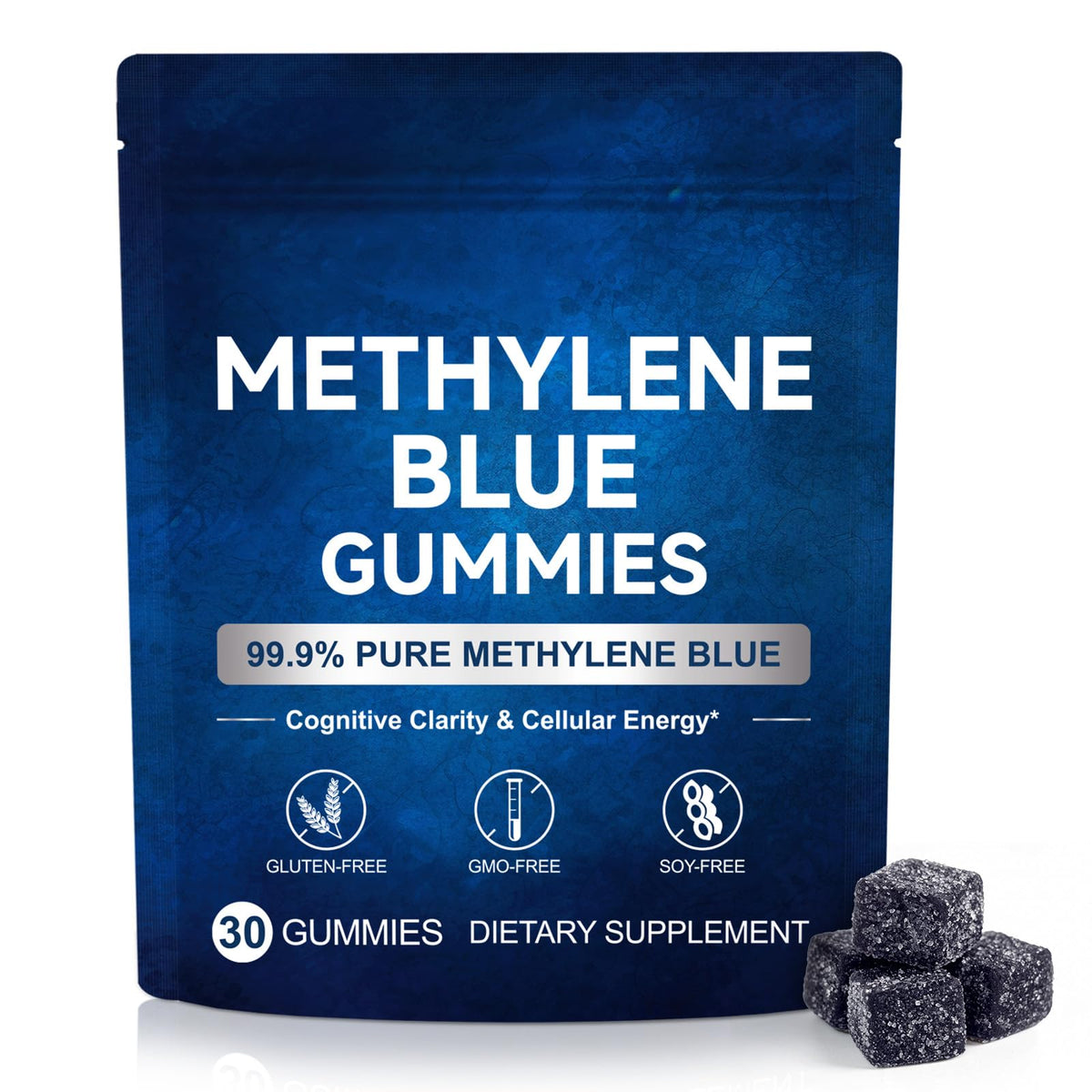 Gummies Methylene Blue Alstaky 5mg, vue de face
