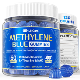 Gummies Methylene Blue LILICARE 120 Ct vue de face