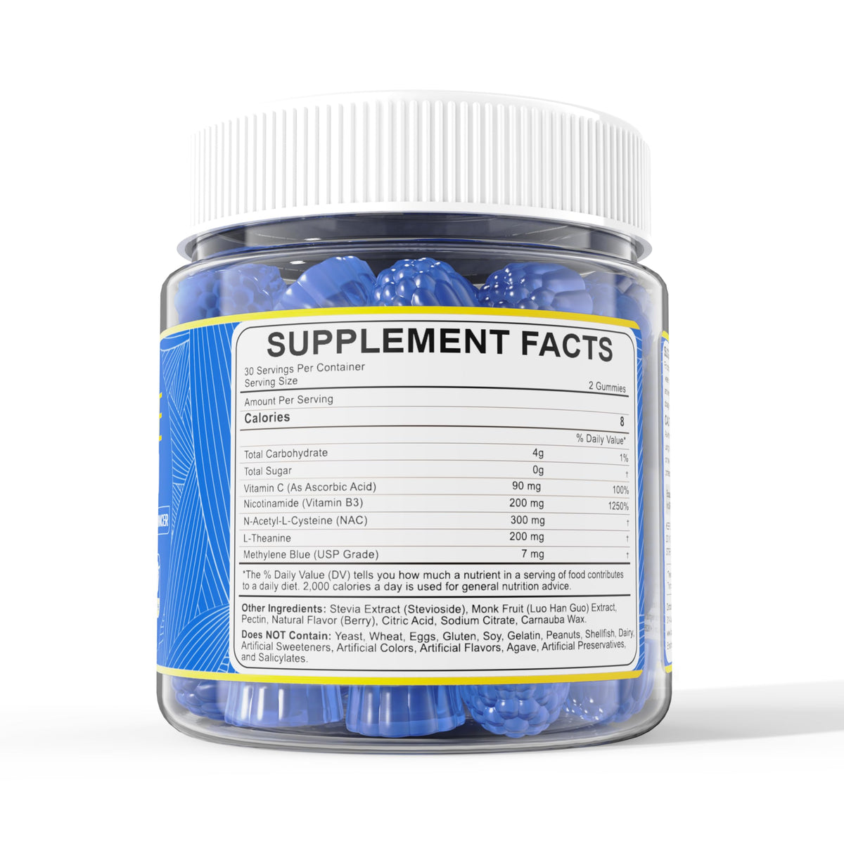 Gummies Methylene Blue LILICARE sur une table