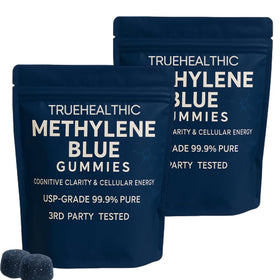 Gummies Methylene Blue TRUEHEALTHIC saveur framboise bleue face avant