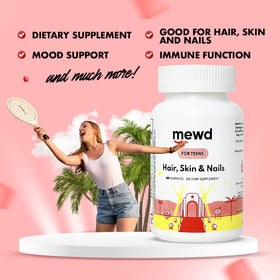 Gummies MEWD avec étiquette détaillant les ingrédients