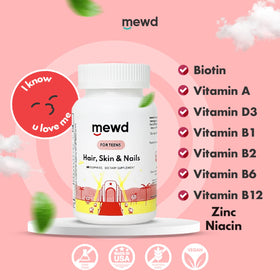 Gummies MEWD avec vitamines A, D3, B1, B2, B6 et B12