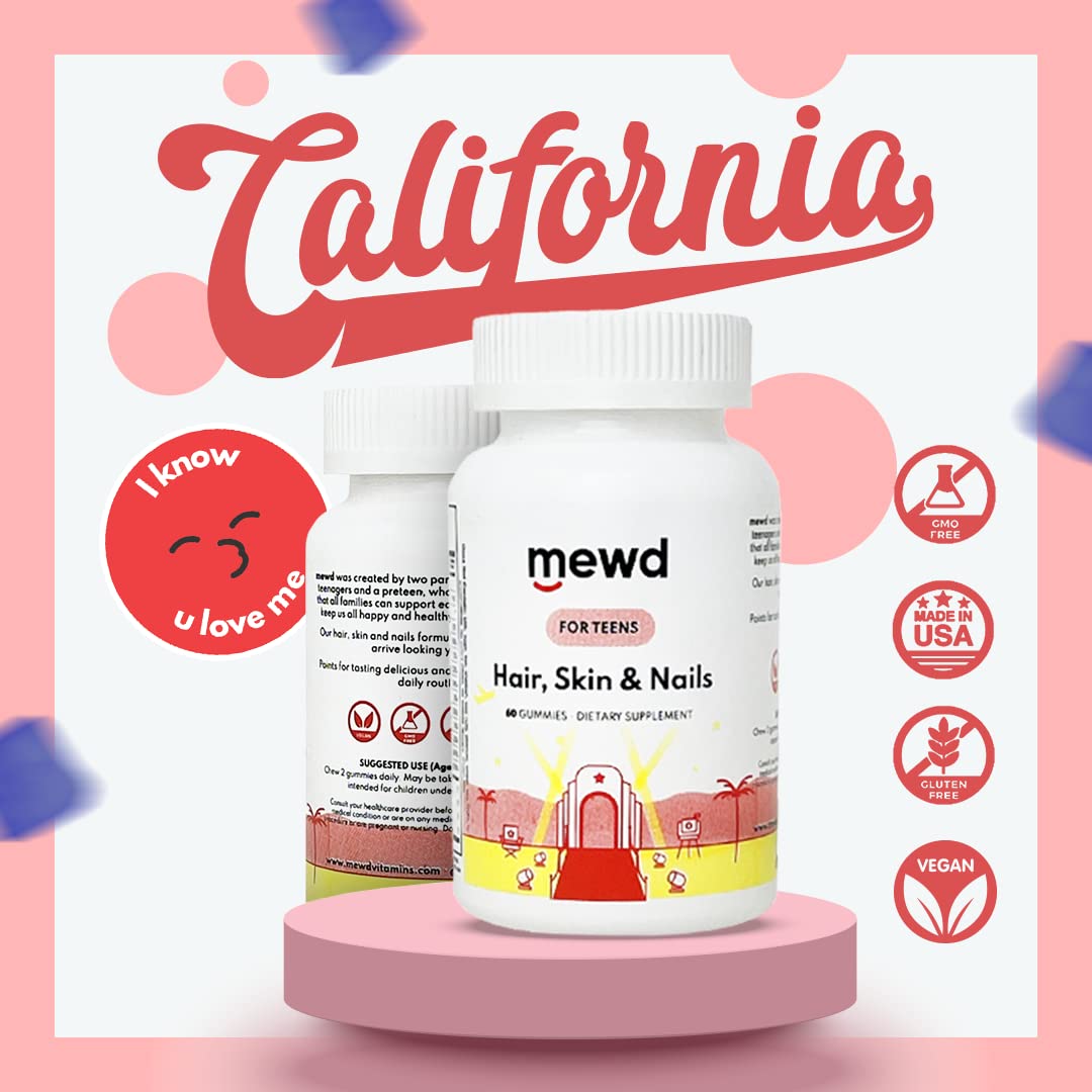 Gummies MEWD, présentation du produit avec des fruits