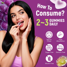 Gummies Migcopat 10g Fibres avec Collagène, arrière de l'emballage