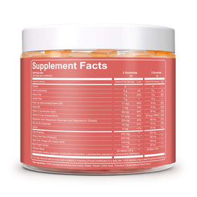 Gummies Migcopat aux fibres naturelles 10G sur une assiette