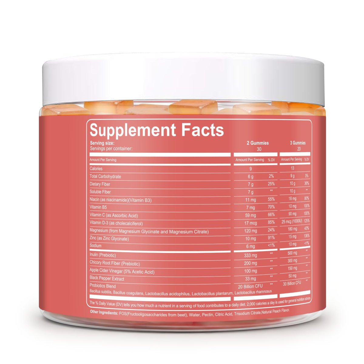 Gummies Migcopat avec des vitamines et minéraux