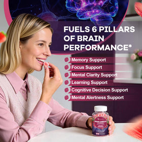 Gummies Migcopat avec étiquette des ingrédients