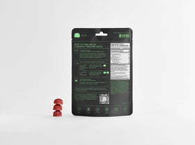 Gummies Mojo avec champignon Lion's Mane, côté du paquet