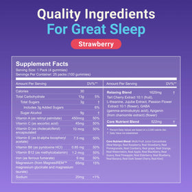 Gummies MoonBrew Fraise Sommeil dans une main