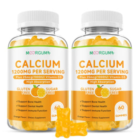 Gummies MOORGUMY au citrate de calcium 1200 mg, vue de face