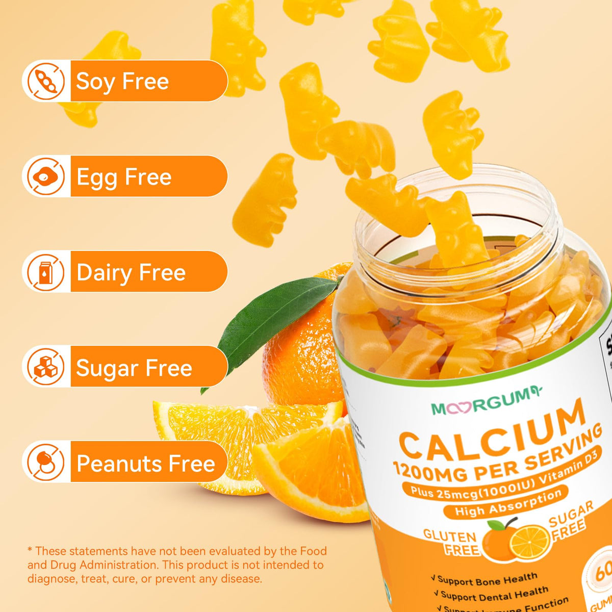 Gummies MOORGUMY, mise en scène avec d'autres compléments