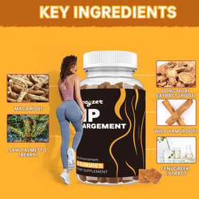 Gummies mopayzer, étiquette avec ingrédients et dosage