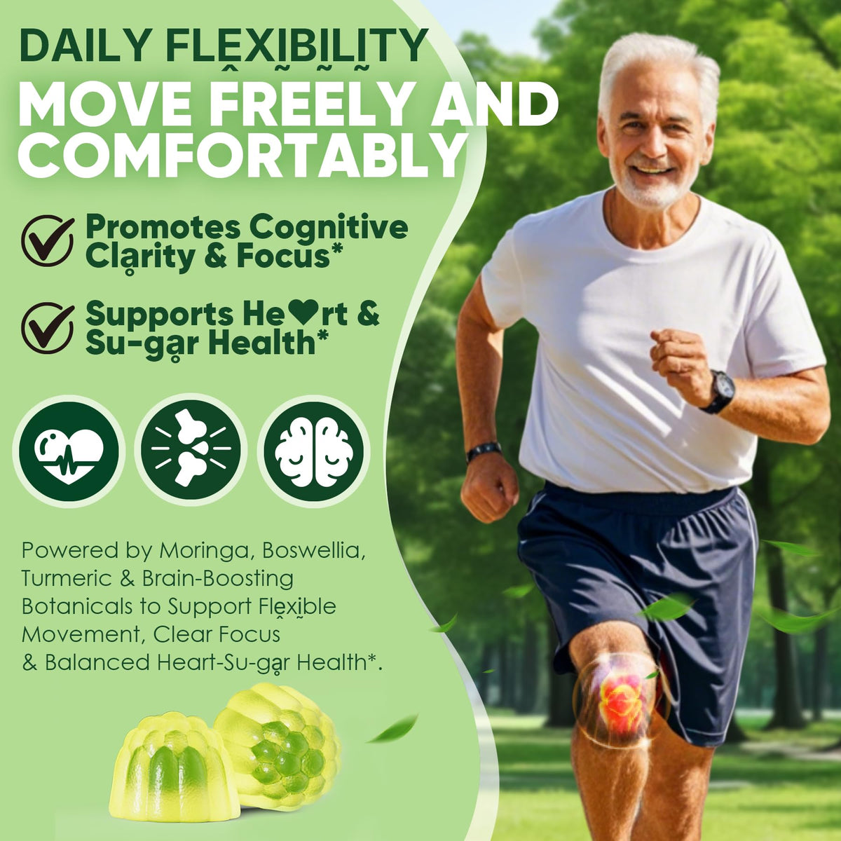 Gummies Moringa ELLAMENTZ 1000mg avec ingrédients naturels