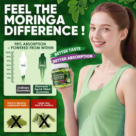 Gummies Moringa ELLAMENTZ aux fruits rouges