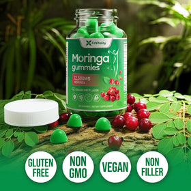 Gummies Moringa FitVitality en situation de consommation