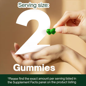 Gummies Moringa FitVitality présentées sur une table en bois