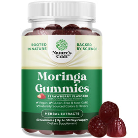 Gummies Moringa renforcées Natures Craft, emballage avant