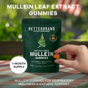 Gummies Mullein Betterbrand 2000mg prises en main