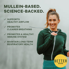 Gummies Mullein Betterbrand sur fond blanc