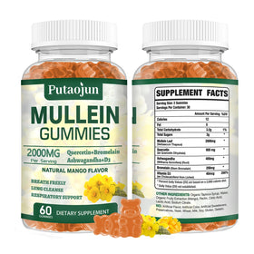 Gummies Mullein Putaojun 2000MG saveur mangue, vue de face