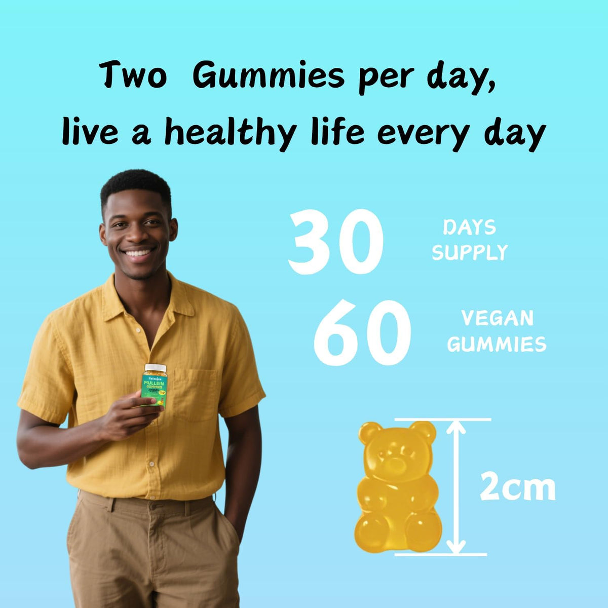 Gummies Mullein Putaojun avec des ingrédients naturels